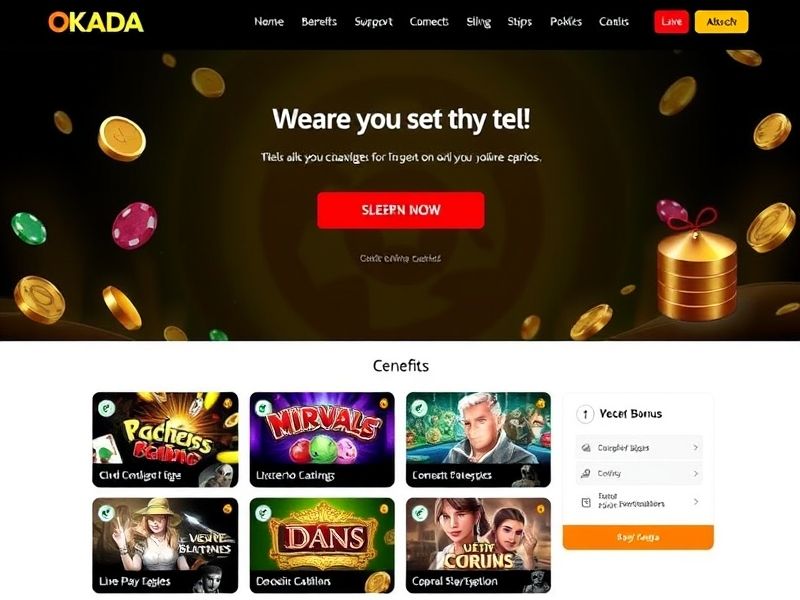 Welcome to Okada Online Casino, the premier European gambling platform offering a wide variety of real money games, including slots, poker, blackjack, and roulette. Enjoy exclusive bonuses, 24/7 support, and top-tier security at OKADACASINO.com.