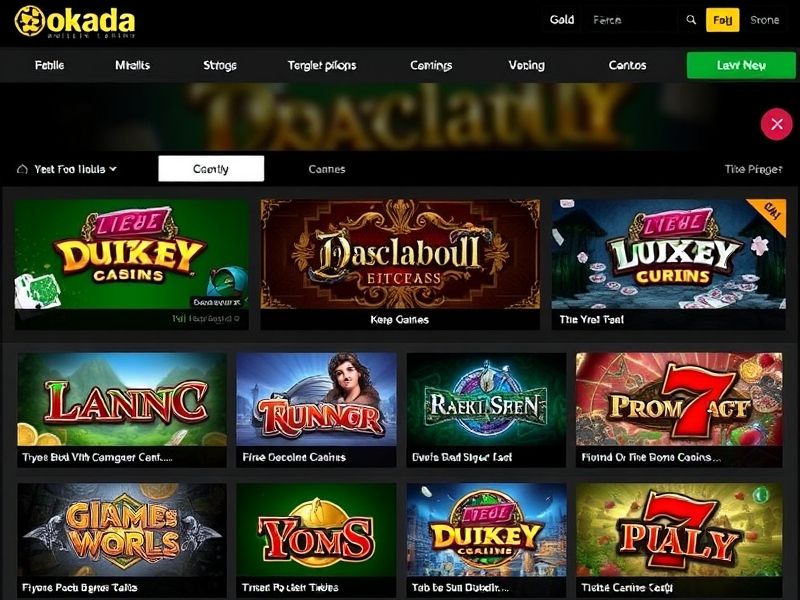 Welcome to Okada Online Casino, the premier European gambling platform offering a wide variety of real money games, including slots, poker, blackjack, and roulette. Enjoy exclusive bonuses, 24/7 support, and top-tier security at OKADACASINO.com.